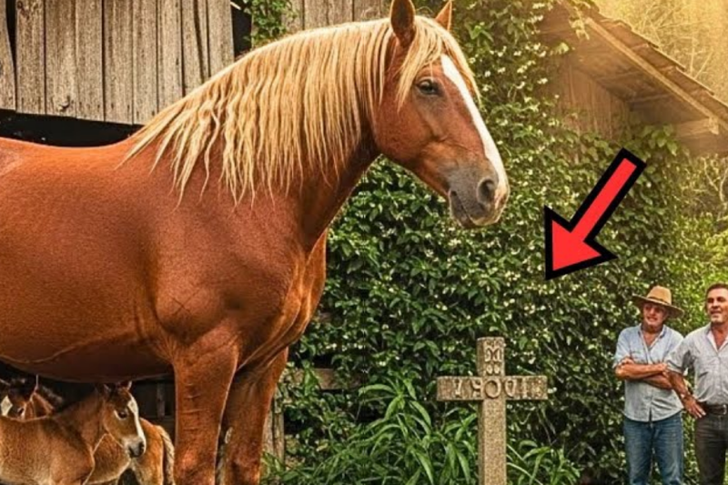 “THIS MARE IS CRAZY,” Said The Farmers… When They See Where She Took Her Foals They Understand All