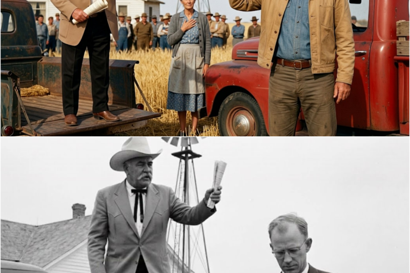 John Wayne Walked Into A Widow’s Farm Auction In Texas 1958 — Then He Outbid The Bank