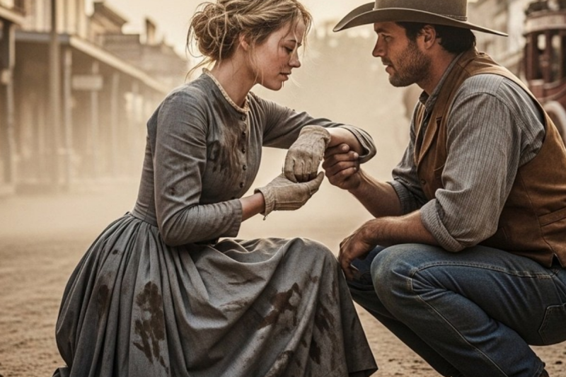 She Stepped Off the Stagecoach Rejected and Broken, The Cowboy Made Her Feel Beautiful Again