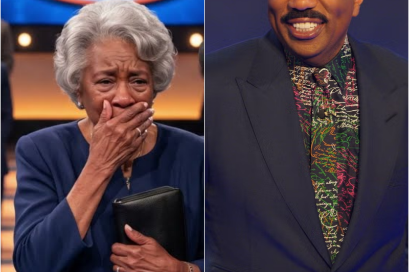 A 90-year-old woman told Steve Harvey she walked 6 miles to be on his show — then he found out why