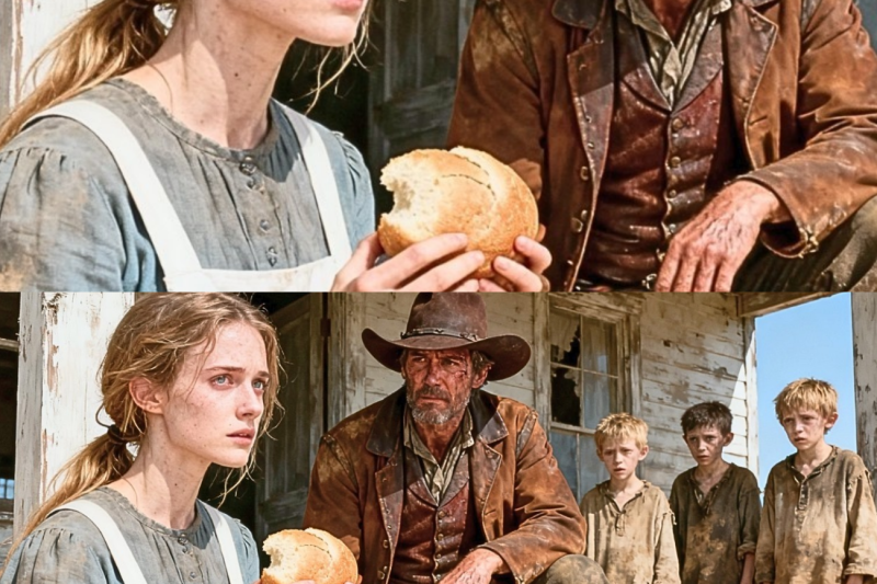 The Cowboy’s Children Hadn’t Tasted Bread in Months — Until a Stranger Changed Everything