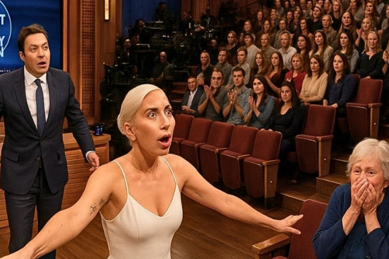 Jimmy Fallon STUNNED When Lady Gaga Suddenly Rushes Into Audience After Spotting This Woman