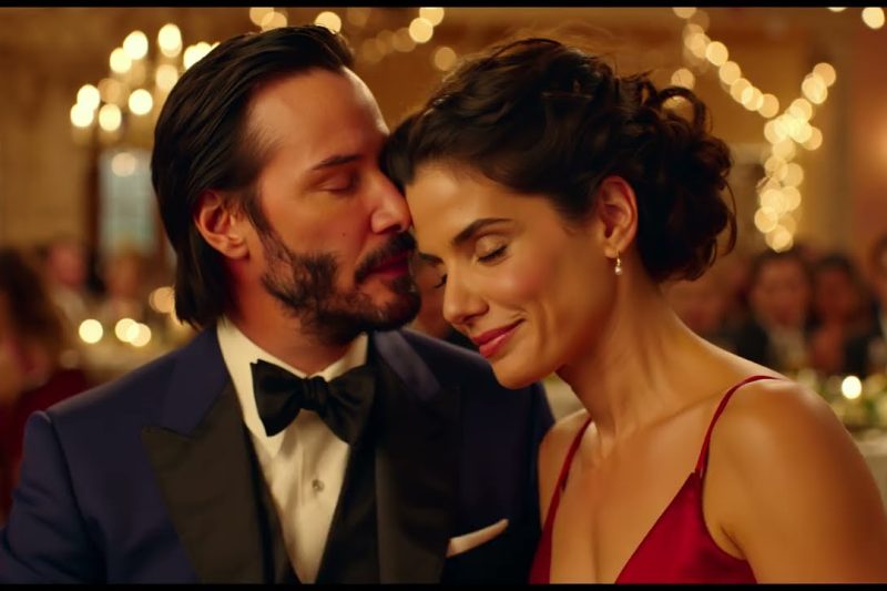 Sandra Bullock froze when Keanu Reeves appeared as her date: the story that…