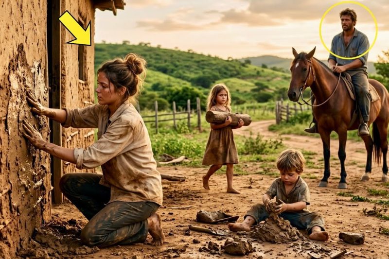 HACENDADO VIUDO ACOGIÓ A UNA FAMILIA QUE CONSTRUÍA CASA DE BARRO … SIN IMAGINAR LO QUE PASARÍA