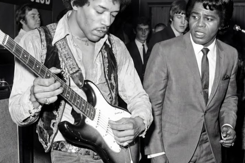 James Brown CHALLENGED Jimi Hendrix: ‘That’s Not Music’ — What Jimi Did Made the Godfather Go SILENT