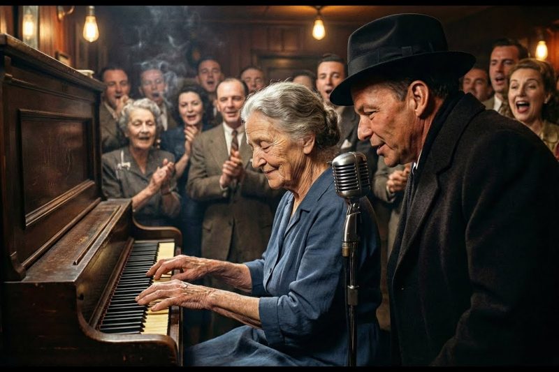 ELDERLY Pianist Woman Played “My Way” in Bar — Sinatra Walked In, What Happened Next Went VIRAL