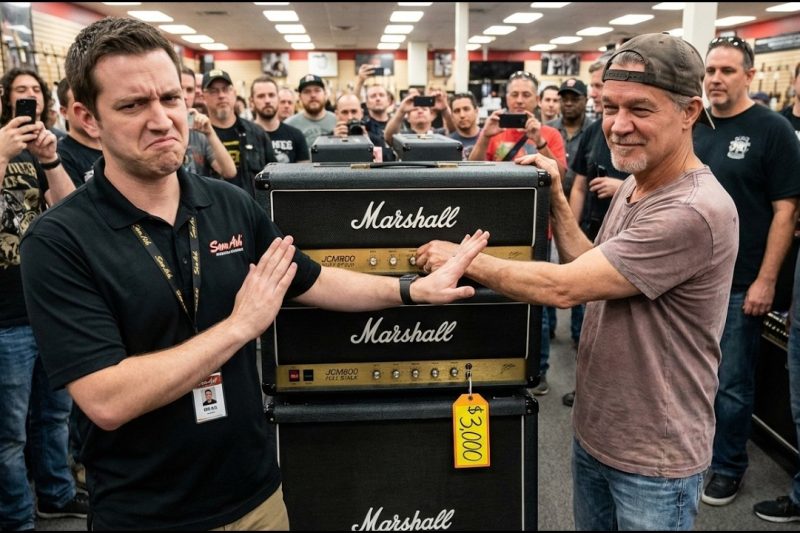 Salesman Wouldn’t Let Eddie Van Halen Touch “Professional” Marshall — “You’d Damage the Settings”