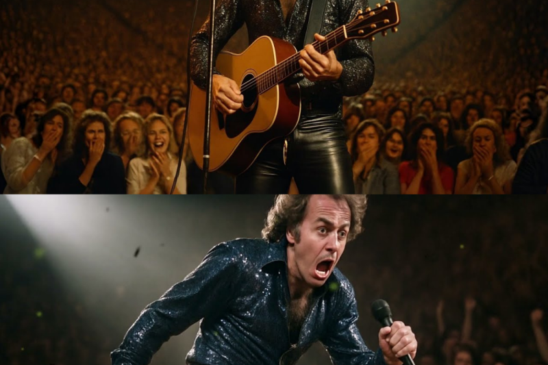 Neil Diamond’s pants opened at the zipper on stage — his reaction made 50,000 fans laugh
