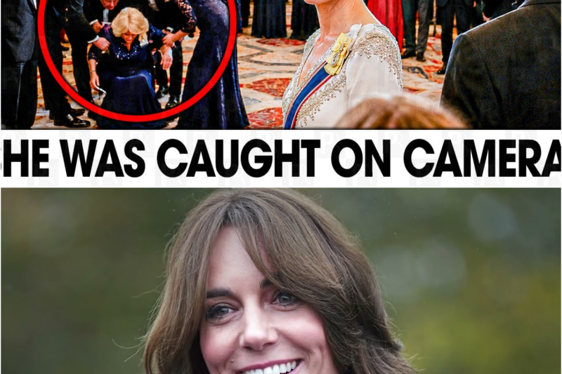 Camilla CAUGHT On Camera The Moment Catherine Walked In Wearing The Late Queen’s Sacred Tiara!