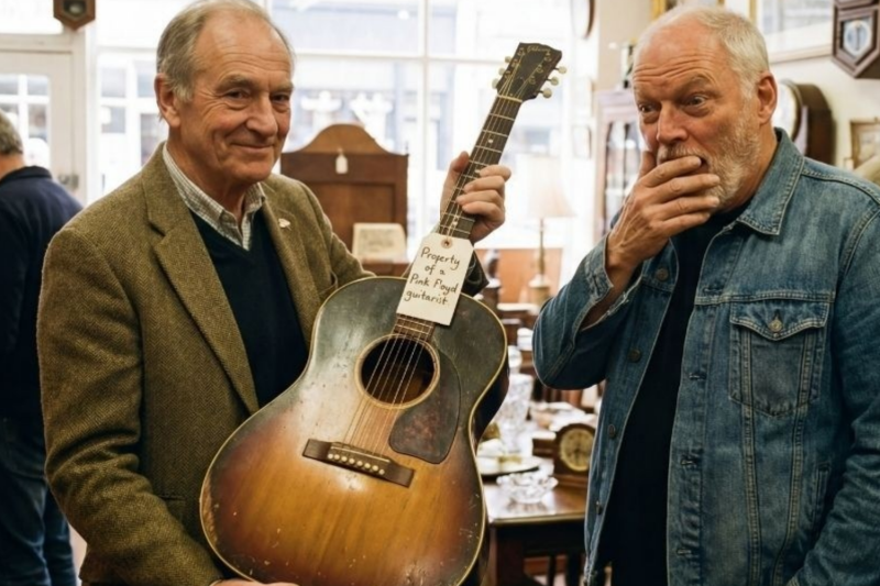 Dealer Told David Gilmour This Guitar Belonged to Pink Floyd Guitarist — His Reaction Was PRICELESS