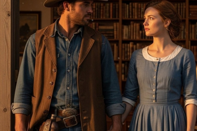 He Hired Her To Organize His Library, She Organized The Lonely Cowboy’s Heart Into Chapters