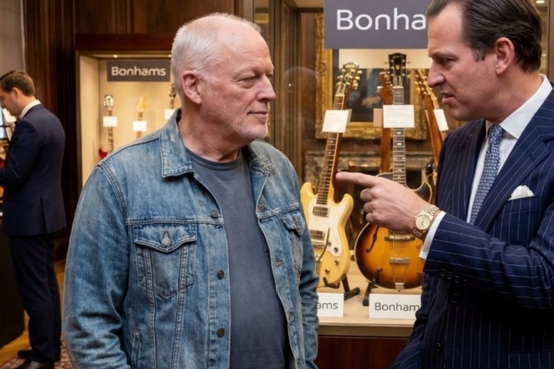 Wealthy Collector Mocked David Gilmour’s Appearance — What Happened Next Was LEGENDARY