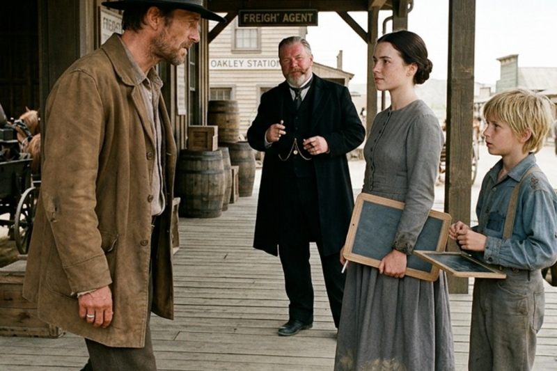 No One Believed His Silent Son Until the Frontier Schoolteacher Let Him Answer