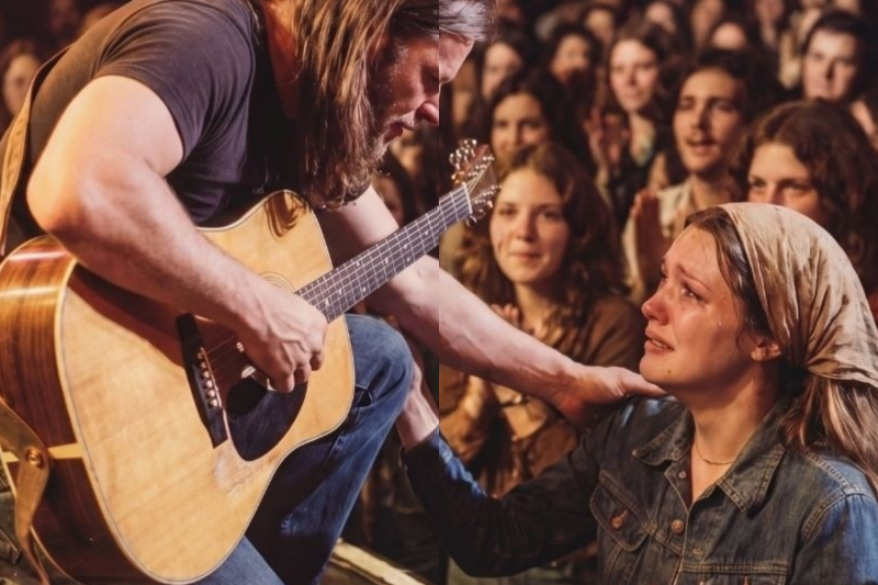 David Gilmour stopped show for crying fan—what followed redefined music forever!