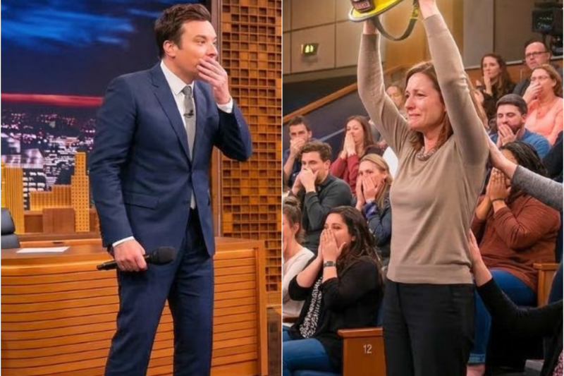 A Dying Firefighter’s Wife Stood Up in Fallon’s Audience — She Was Holding His Helmet