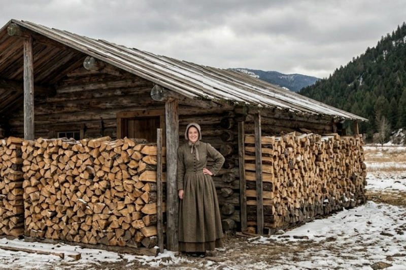 Widow Built Strange Roof Over Cabin — Saved Her Dying Son During -31° Blizzard