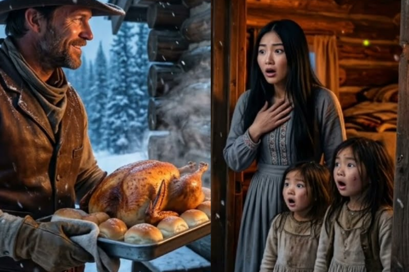 No Dinner for Christmas — Until a Lonely Cowboy Knocked on Our Door with a Feast and Never Left