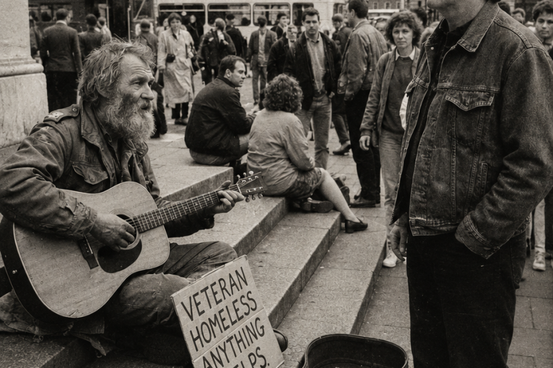 Paul McCartney Found Homeless Veteran Playing Beatles Song—What Paul Left Behind Changed His LIFE