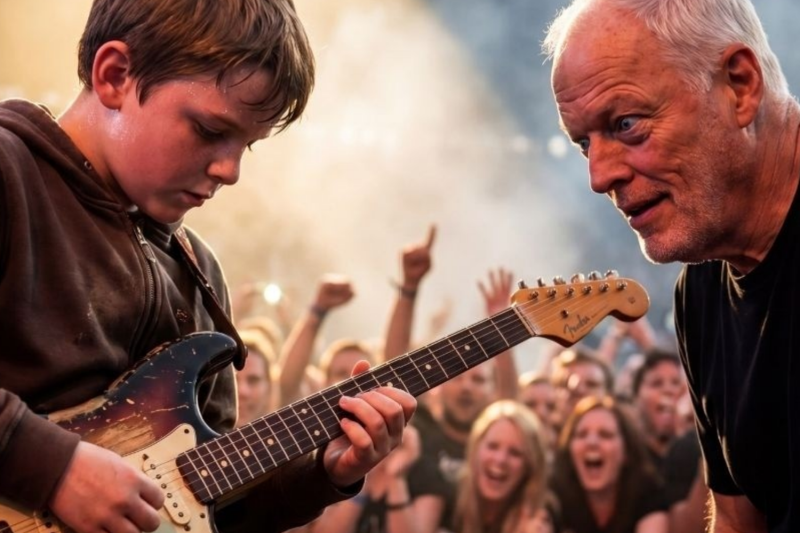 David Gilmour Stopped the Show for an 11-Year-Old… What Happened Next Shocked 55,000 Fans