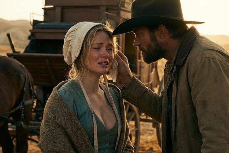Mail-Order Bride Arrived Crying — The Cowboy Whispered, “You Don’t Have To Pretend”… And She Lost It