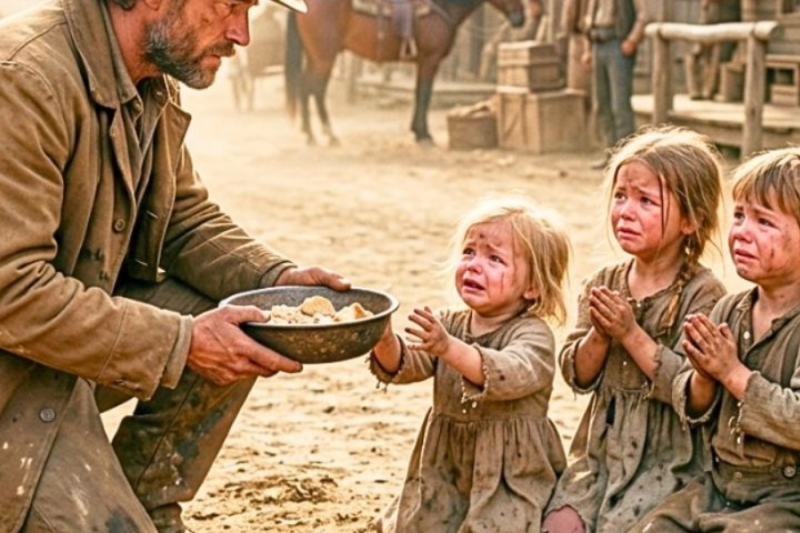 “We Waited All Day for This Meal” — What the Lonely Rancher Heard Broke His Heart Instantly