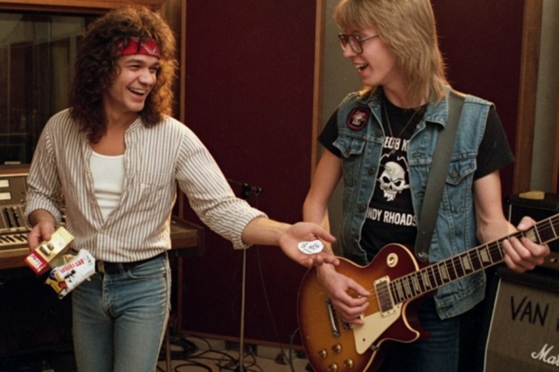 The 12 Minutes That Defined a Legend: How Eddie Van Halen Saved a Young Guitarist’s Dream from the Cutting Room Floor