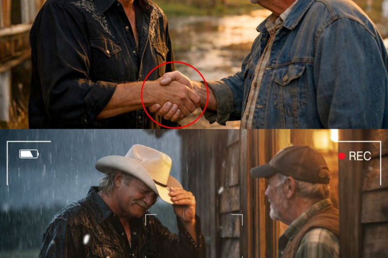A Farmer Gave Shelter to a Traveler in the Storm — It Was Alan Jackson, and WEEKS Later, His Farm…