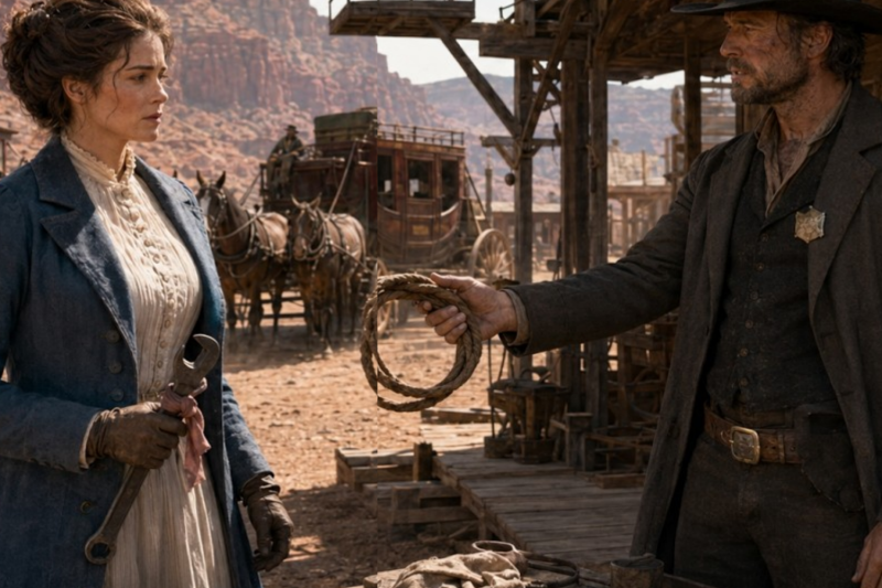 The Rejected Bride Fixed His Silent Bell, Then the Scarred Cowboy Asked Her to Stay