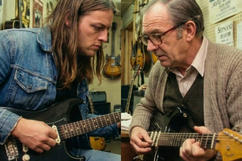 “Show Us What You Have, Mr. Gilmour”—teacher had no idea he was talking to David Gilmour!