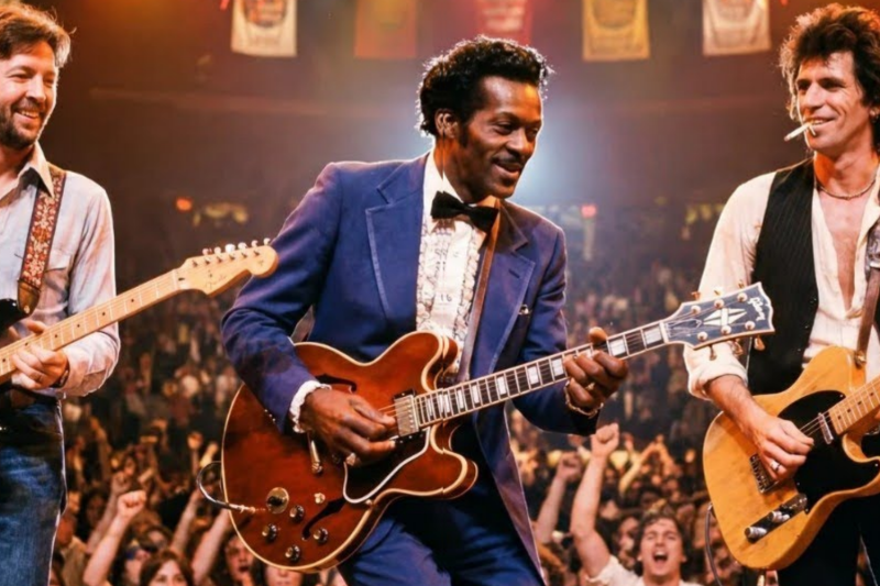 Three Guitar Gods, One Stage, Chuck Berry Leading – The Most EPIC Night in Rock History