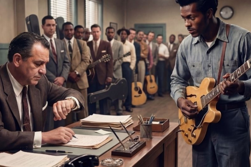 Music Producer Gave Unknown Chuck Berry 30 Seconds to Impress, What Happened Next Changed EVERYTHING
