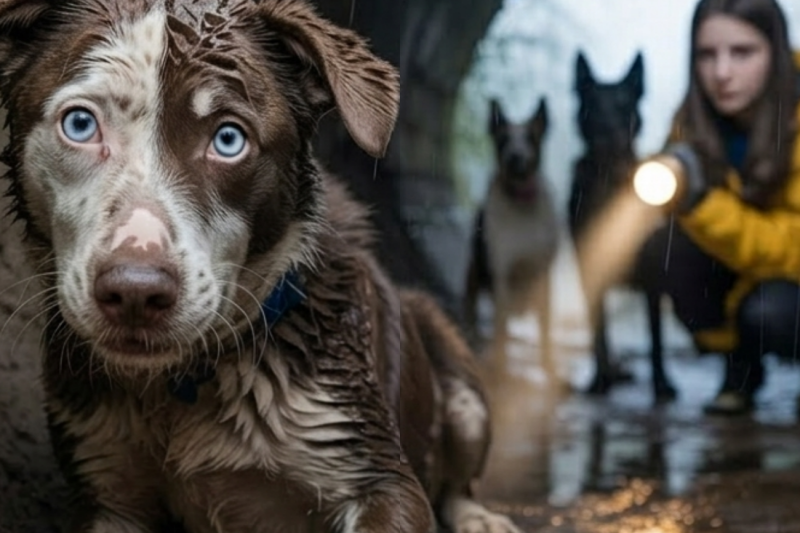 The Whisper Trail: How a Dog Trapped in a Storm Drain Exposed a Shadowy Underground Network