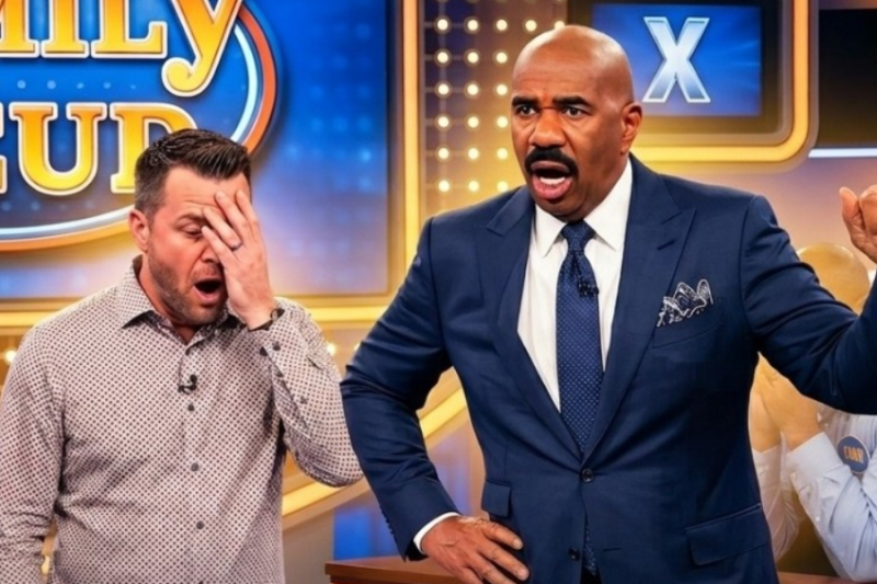 Husband MOCKS Wife’s Answer on Family Feud — Then Steve Harvey EXPOSES His Secret LIVE