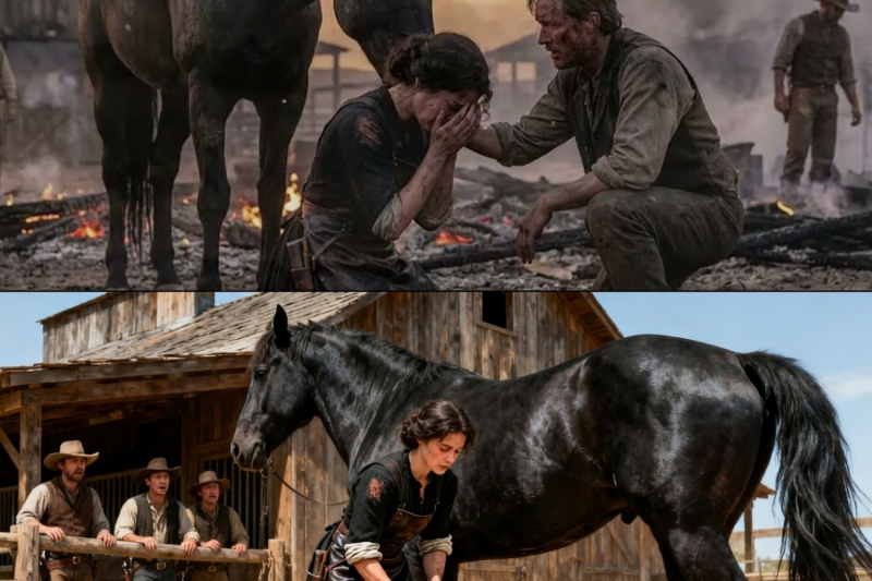 Every Cowboy Failed to Shoe the Black Mare — Then a Widow Did It in 15 Minutes