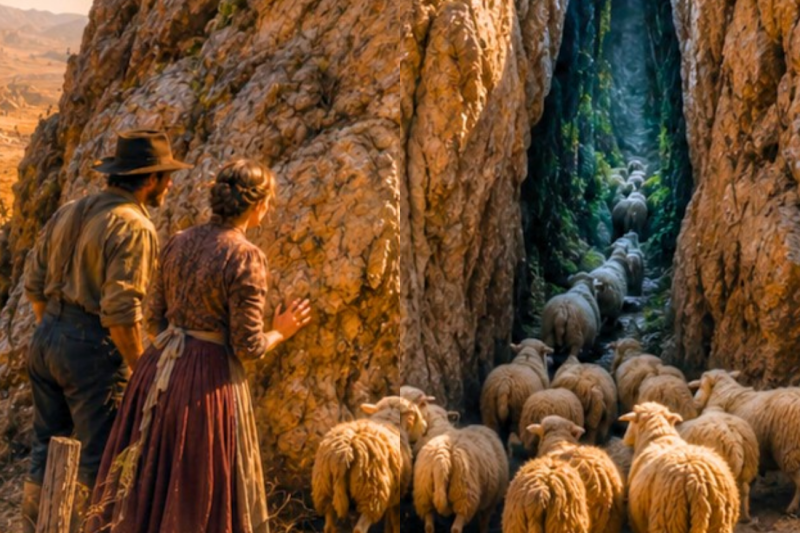Their starving sheep disappeared into the ravine — everyone laughed until the drought struck.