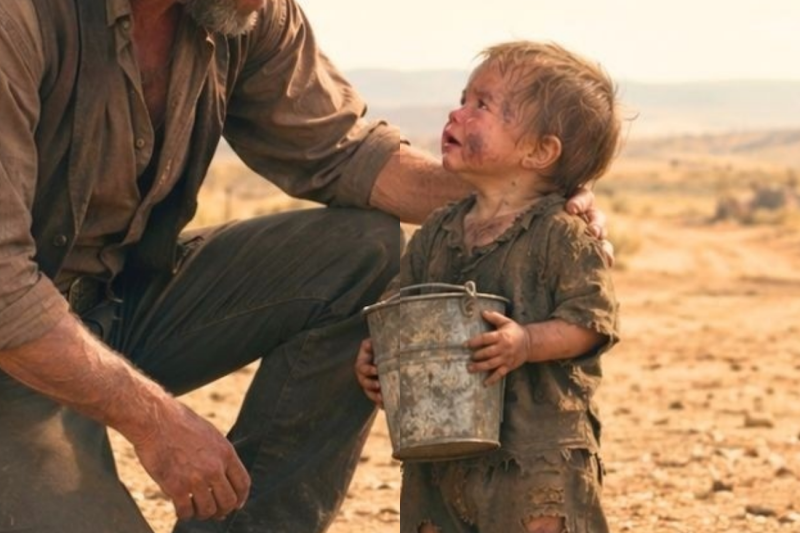 “Please Help My Family!” A Boy Walked Miles for Water — Then a Cowboy Changed Their Fate