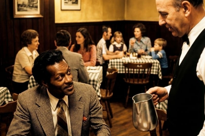 Chuck Berry saw waiter he recognized—what he did next no one saw coming!