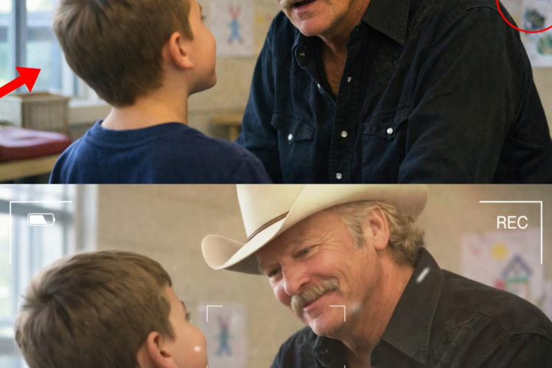 Alan Jackson heard the orphan’s words — and his reaction moved the world.