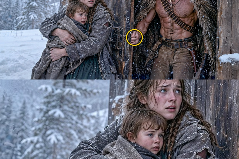“Can We Sleep in Your Barn_” The Girl Asked — The Mountain Man Opened His Home… And His Heart