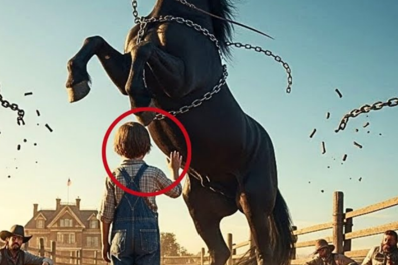 “MY ENTIRE RANCH TO WHOEVER TAMES HIM,” Said The Boss… Barefoot Boy Approaches Does The Impossible
