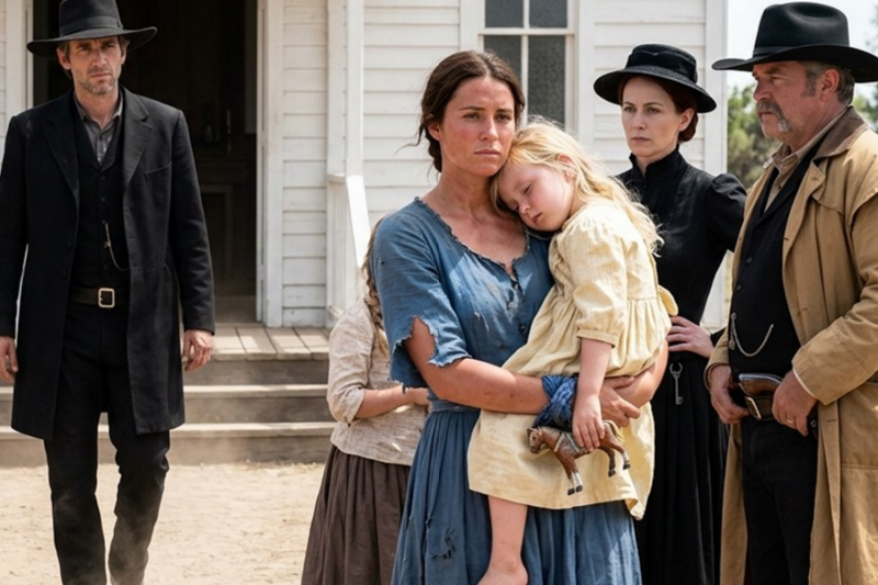 The Outlaw’s Widow Brought His Daughter Home, Then the Widowed Rancher Waited for Her Answer