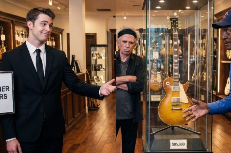 Salesman Says “This Guitar Is Out of Your League” to Chuck Berry – Keith Richards Was WATCHING