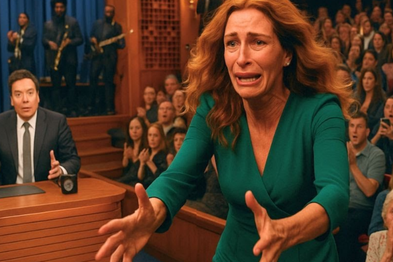 Jimmy Fallon STUNNED When Julia Roberts Suddenly Rushes Into Audience After Seeing This Woman