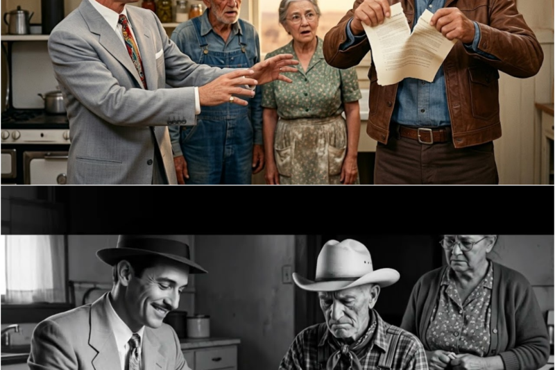 John Wayne Caught An Oil Man Cheating An Old Rancher In Texas 1959 — Then He Tore Up The Contract