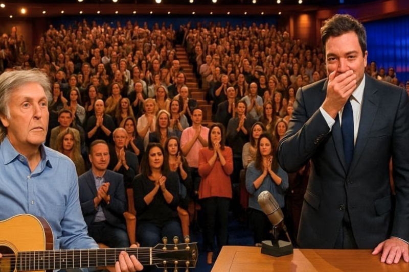 Jimmy Fallon IN TEARS When Paul McCartney Suddenly Stops Playing After Hearing This Voice