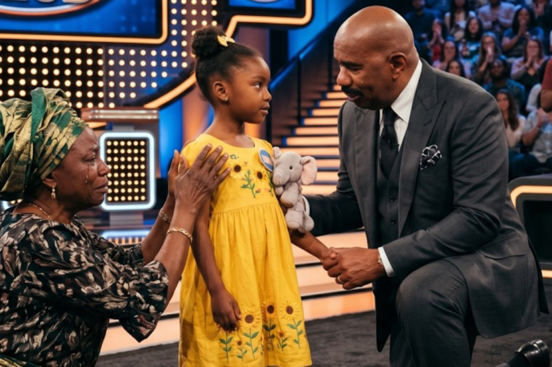 What Did This 7-Year-Old Say That Made Steve Harvey Step Away From His Podium?