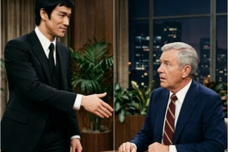 Johnny Carson Refused to Shake Bruce Lee Hand – What Bruce Said Left the Studio Frozen!