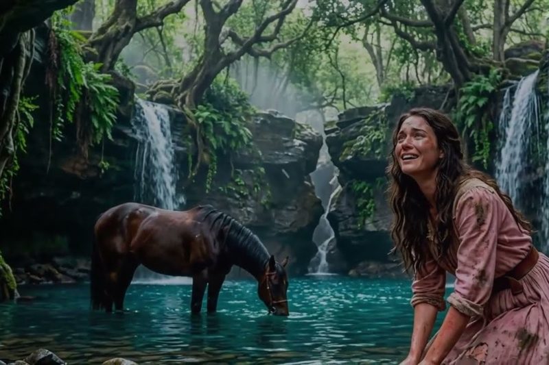 Injured Horse Led a Widow to a Hidden Waterfall – The Drought Made It Her Only Hope