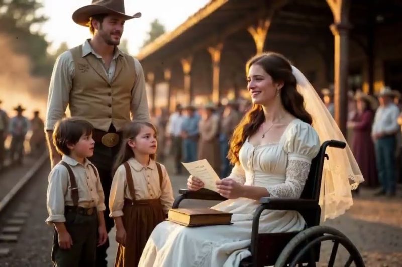 Mail-Order Bride Showed Up in a Wheelchair for Marriage—Then the Single Dad Rancher Shocked Her.