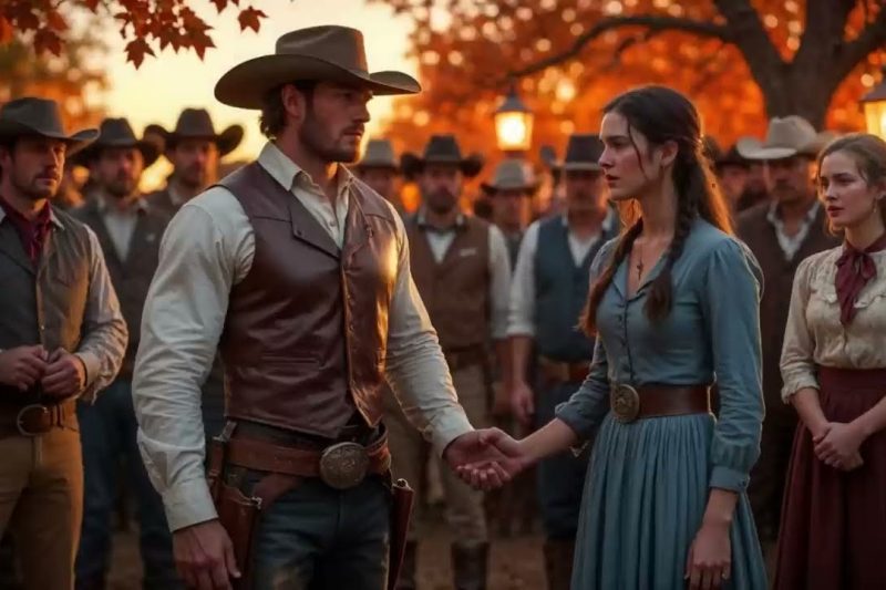 A Poor Girl Pleaded, “Please Don’t Take My Home”—The Rich Rancher Said “Then You must be my wife”